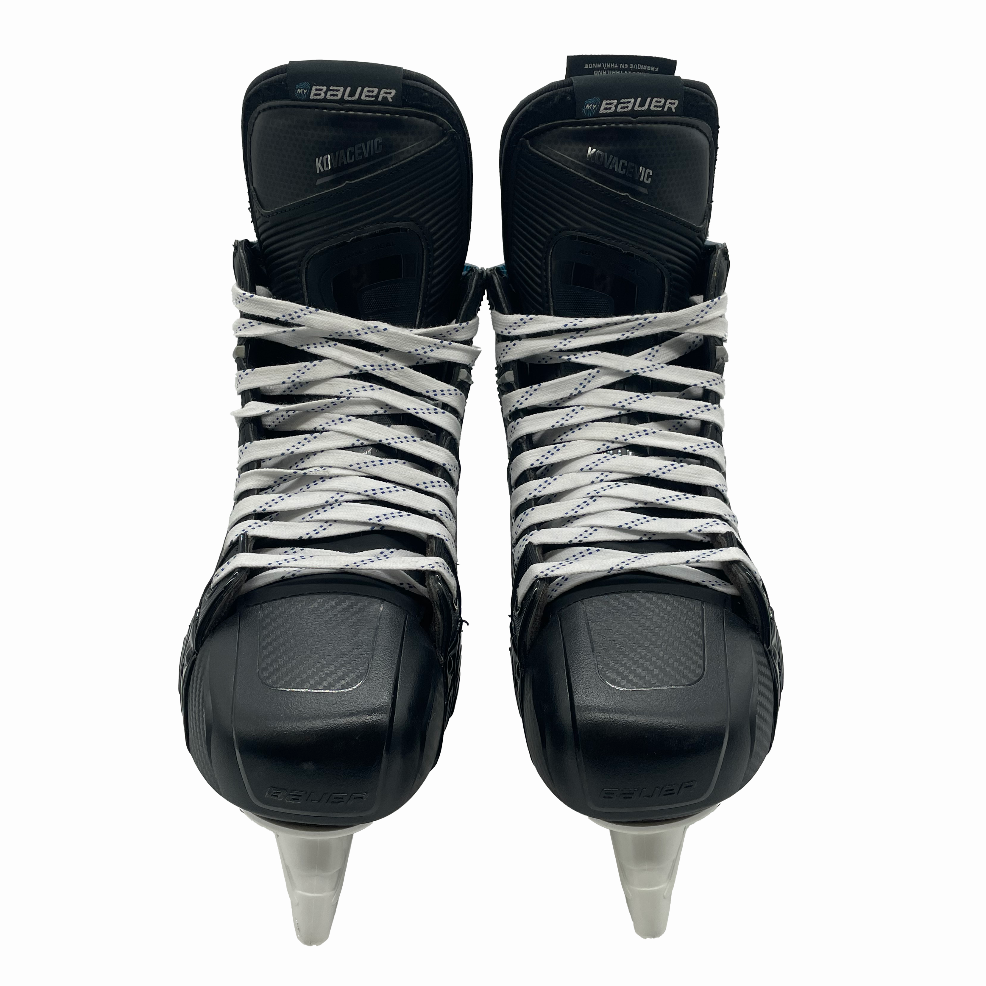Patins de hockey Bauer Supreme Mach Pro Stock – Taille 9D (bleu poudre)